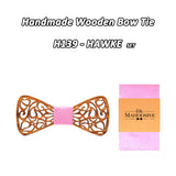 Mahoosive New Floral Wood Bow Ties for Men