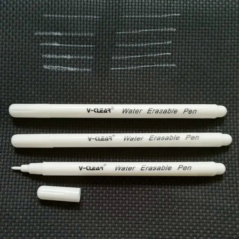 VCLEAR Water Soluble Pen White Color 3 Pcs