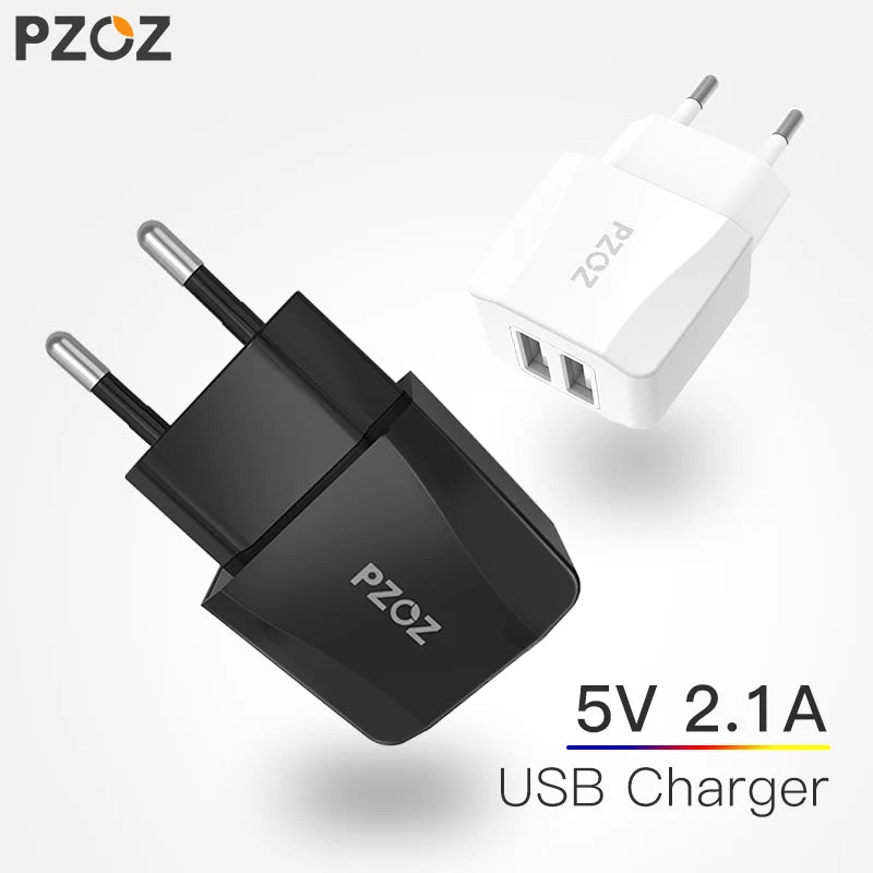 PZOZ Usb Charger Travel EU Plug 2a Fast