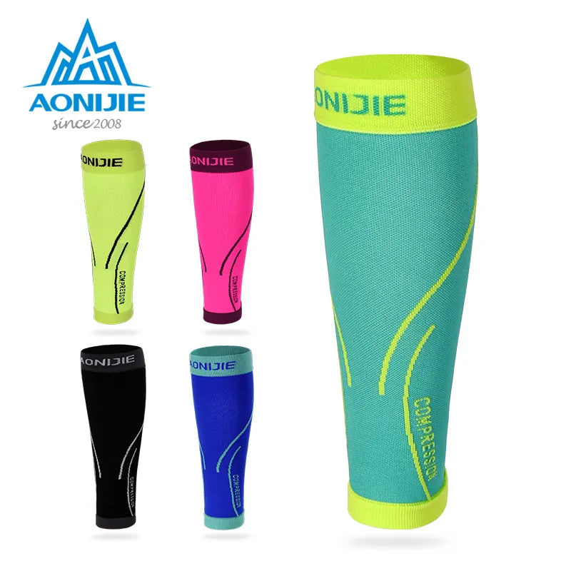 AONIJIE 1Pair Leggings Protective Sports Compression Calf Sleeve