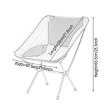 Lightweight Compact Folding Camping Backpack Chairs, Portable Foldable