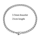 10pcs/lot 316 Stainless Steel Necklace and Bracelet Chain