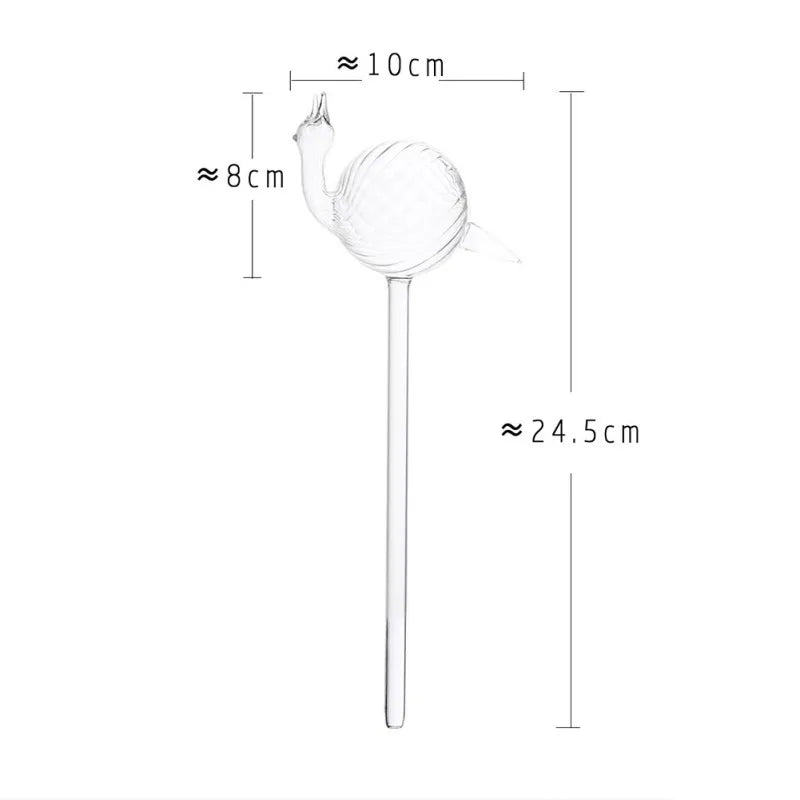 Houseplant Automatic Self Watering Glass Bird Watering Cans