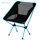 Lightweight Compact Folding Camping Backpack Chairs, Portable Foldable