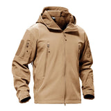TACVASEN Winter Waterproof Fleece Lined Jackets Men's Safari