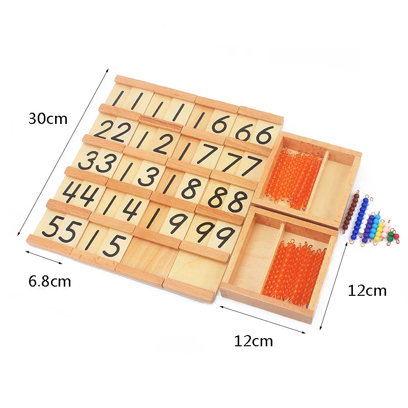 Montessori Teaching Math Toys Teens and Tens Seguin