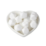 Joepada 100Pcs 14mm Hexagon Silicone Beads Food grade