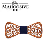 Mahoosive New Floral Wood Bow Ties for Men