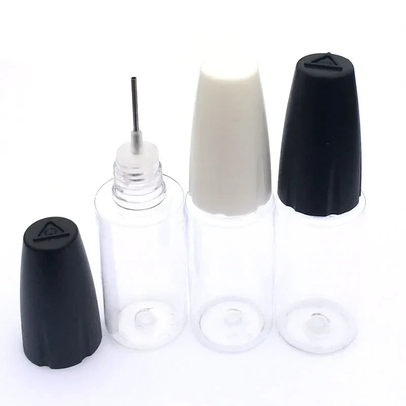 100Pcs 10ML 15ML 20ML 30ML PET Clear Vial