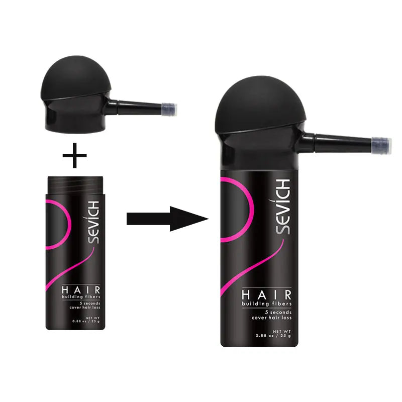 Sevich Hair Fiber 3 Kit 25g Keratin Fiber