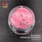 TCT-088 Mermaid Rainbow Pigment Mirror Pigment Chrome Aurora