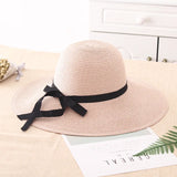 2018summer straw hat women big wide brim beach