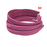 24Pcs/Lot 15mm 24 Colors Satin Fabric Covered Resin