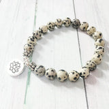 Ruberthen New Arrival Design Dalmatian Natural Stone Bracelet