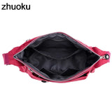 Luxury Women Messenger Bag Waterproof Nylon Shoulder Bags
