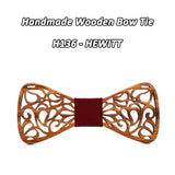 Mahoosive New Floral Wood Bow Ties for Men