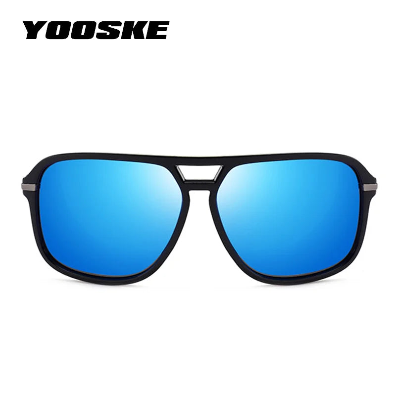 YOOSKE Classic Polarized Sunglasses Men Driving Brand Design