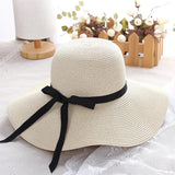 2018summer straw hat women big wide brim beach