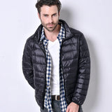 FGKKS Autumn Lightweight Thin Duck Down Jacket Men