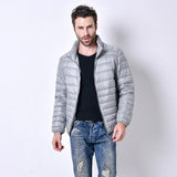 FGKKS Autumn Lightweight Thin Duck Down Jacket Men