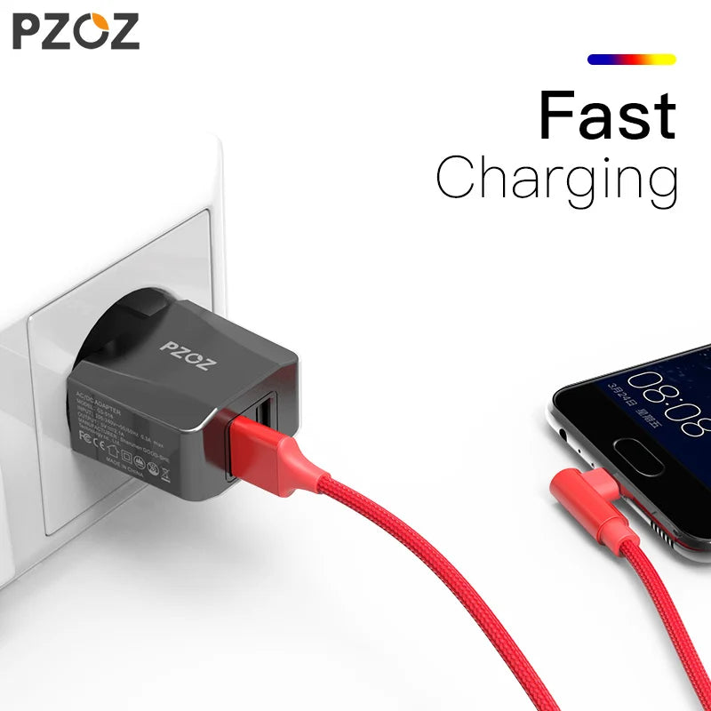 PZOZ Usb Charger Travel EU Plug 2a Fast