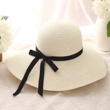 2018summer straw hat women big wide brim beach