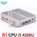 Fanless 4K HTPC TV Box Nuc Computer Barebone