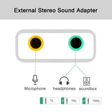 USB Type C Type-C External Sound Card Adapter