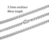 10pcs/lot 316 Stainless Steel Necklace and Bracelet Chain