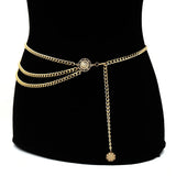 Sexy Bikini Beach Multilayer Waist Belt Chain Long