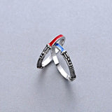 DCARZZ BestLightsaber Ring Set for Men Punk Vintage