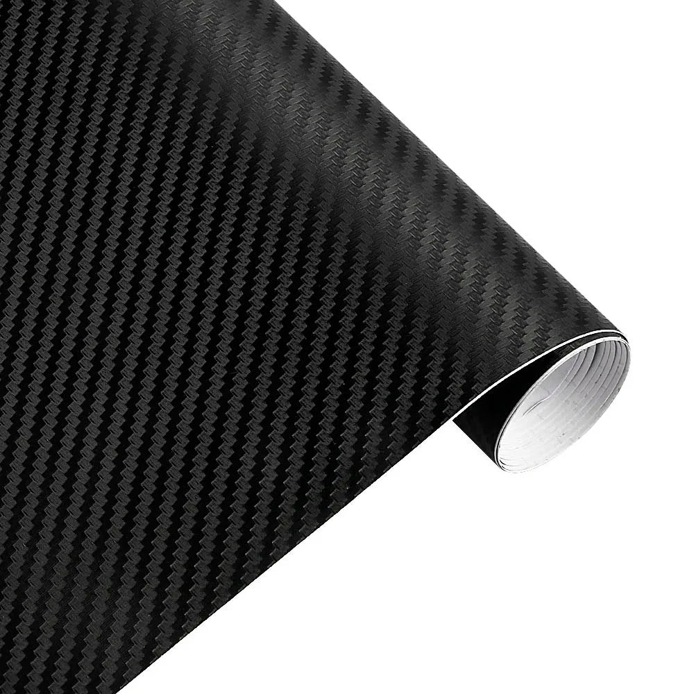 30cmx127cm 3D Carbon Fiber Vinyl Car Wrap Sheet