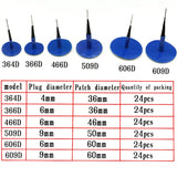24pcs/boxof mushroom nail-tyre film tyre cold patch film