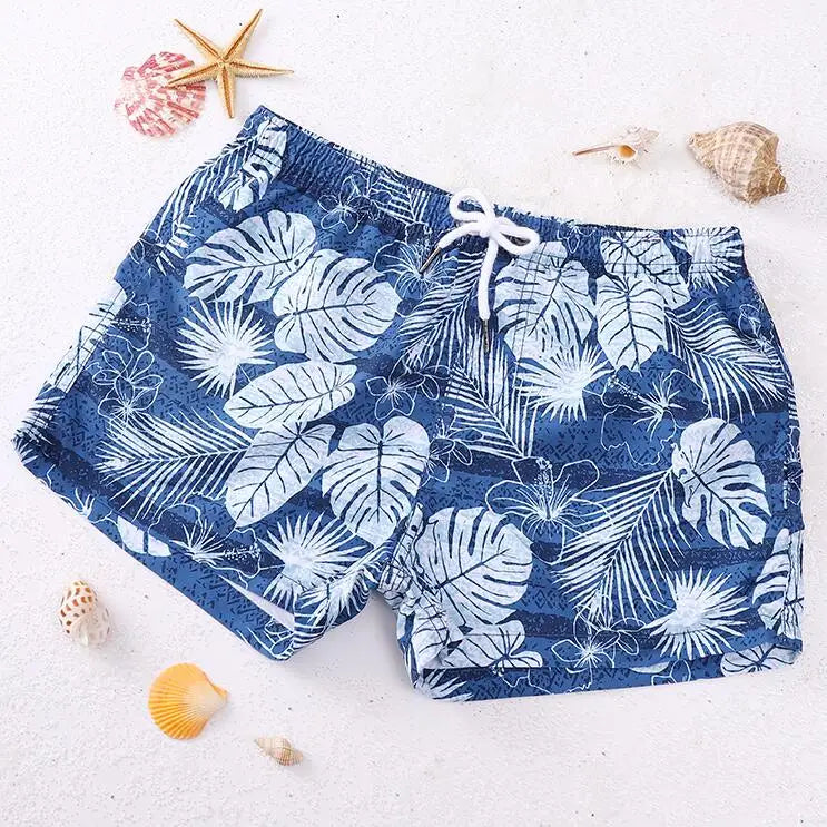 Men's Printed Board Shorts Quick Dry Beach Shorts