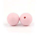 Joepeada 300Pcs/lots 12mm Round Silicone Teething Beads Food