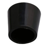 12Pcs 10-35mm Inner Diameter Black Round Furniture Chair