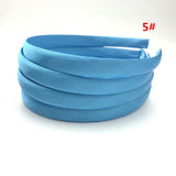 24Pcs/Lot 15mm 24 Colors Satin Fabric Covered Resin