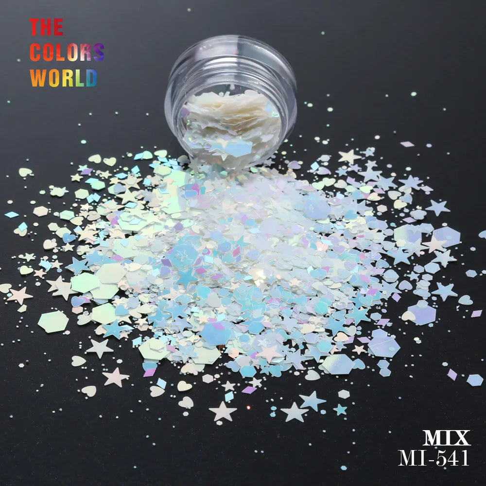TCT-093 Mix Shape Mix Size Nail Glitter