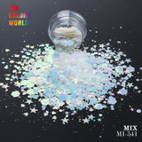 TCT-093 Mix Shape Mix Size Nail Glitter