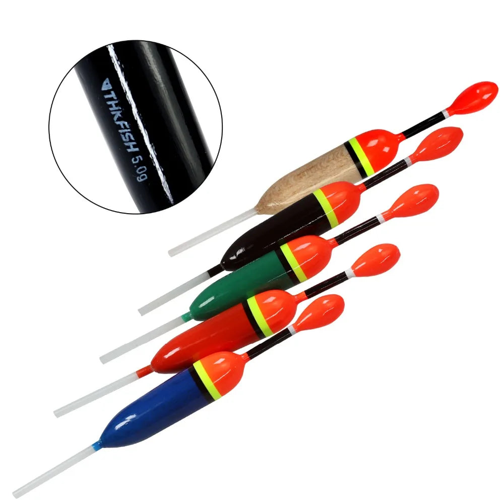 5pcs Fishing Slip Bobbers 5g 15g Saltwater Freshwater