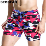 SEOBEAN Men's Camo Casual Shorts Summer Style Fashion