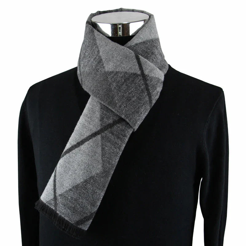 Newest fashion design casual scarves winter Men's cashmere