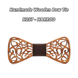 Mahoosive New Floral Wood Bow Ties for Men