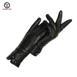 New Women's Gloves Genuine Leather Winter Warm Fluff