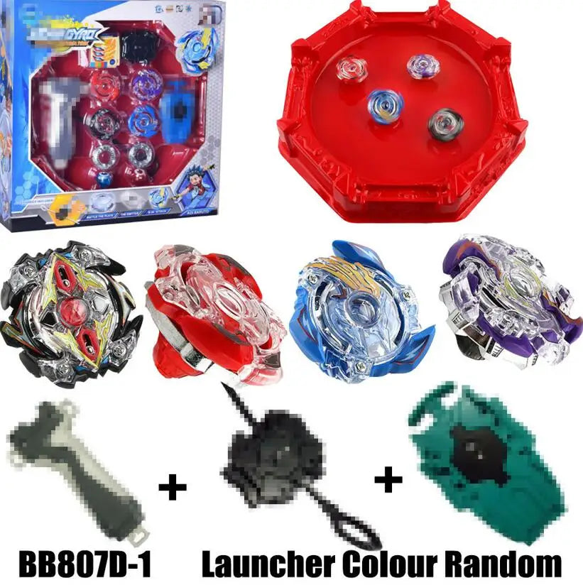 B-X TOUPIE BURST BEYBLADE 4pcs/Set Spinning Top 4D