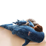 50/100CM New Cartoon Blue Shark Stuffed Plush Toys