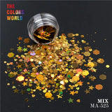TCT-093 Mix Shape Mix Size Nail Glitter