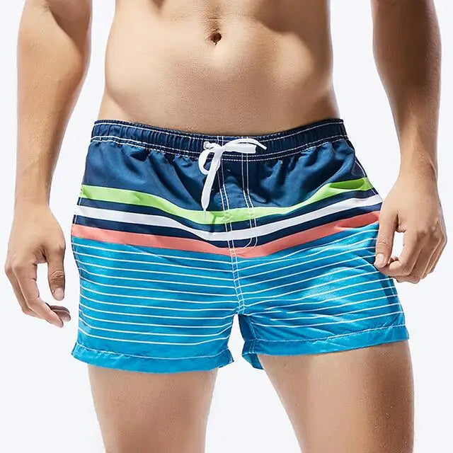 Men's Printed Board Shorts Quick Dry Beach Shorts