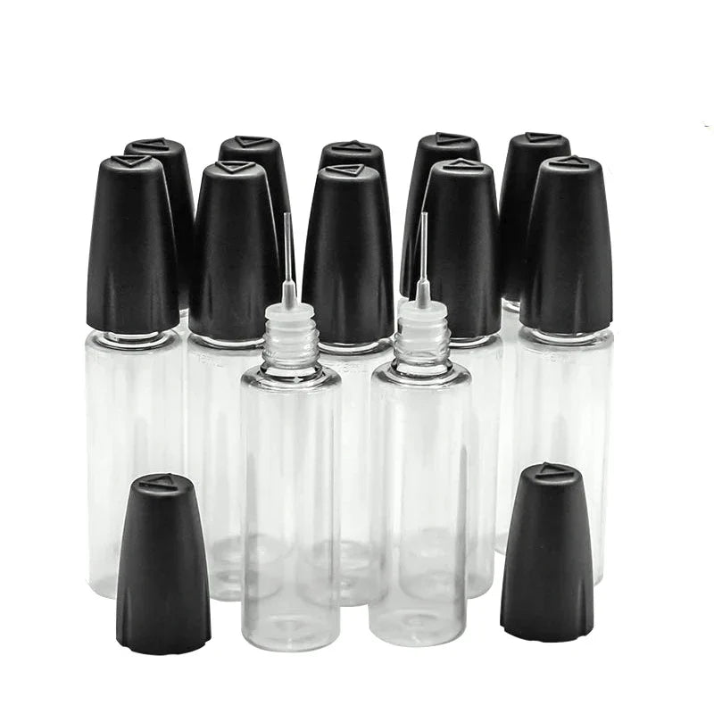 100Pcs 10ML 15ML 20ML 30ML PET Clear Vial