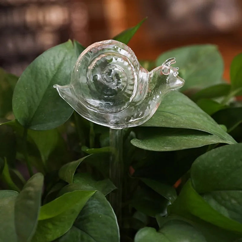 Houseplant Automatic Self Watering Glass Bird Watering Cans